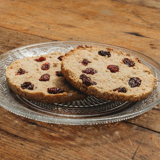 Galletón de miel y cranberries