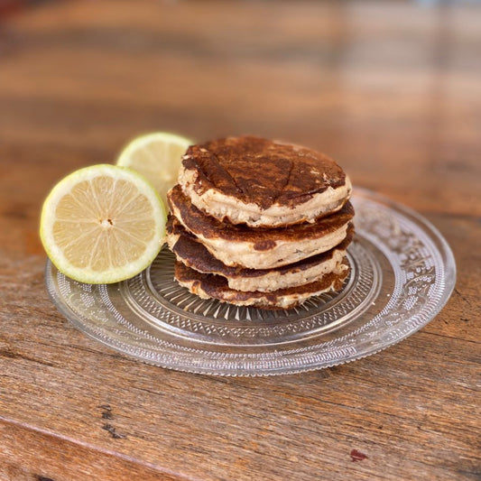 Pancake de yogurt y limón